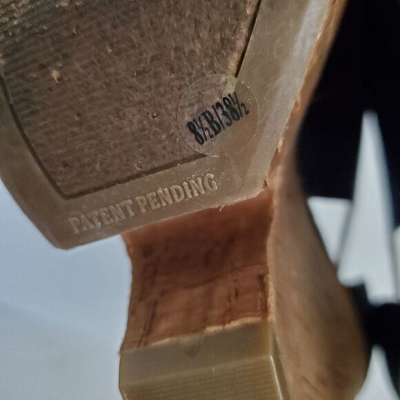 *BCBGeneration Denim Cork Platform Wedge Sz 8.5 - Picture 8 of 9